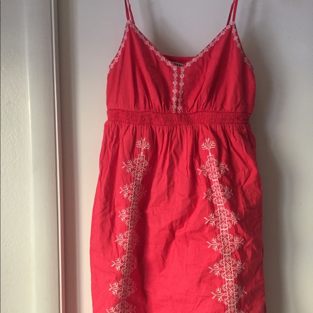 SOLD Cotton embroidered summer sundress